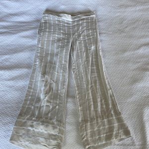 LOFT Linen Cropped Pants